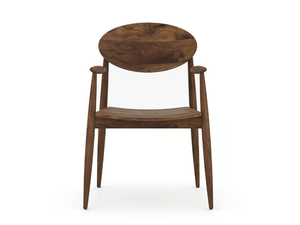 GRACE - Solid wood chair with armrests _ Air Division